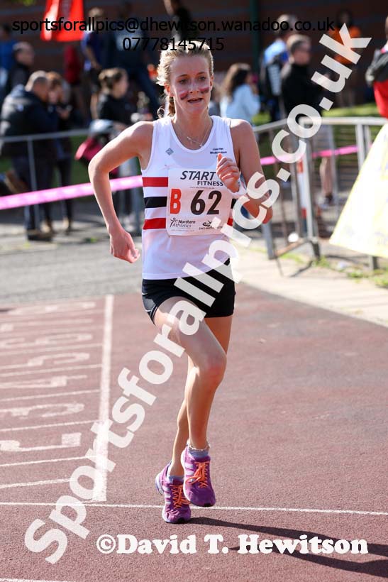 Womens under-17s, Northern Road Relays, Blackpool. Photo: David T. Hewitson/Sports for All Pics
